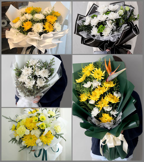 江西赣州宁都县湛田乡大富足村白事花束代送